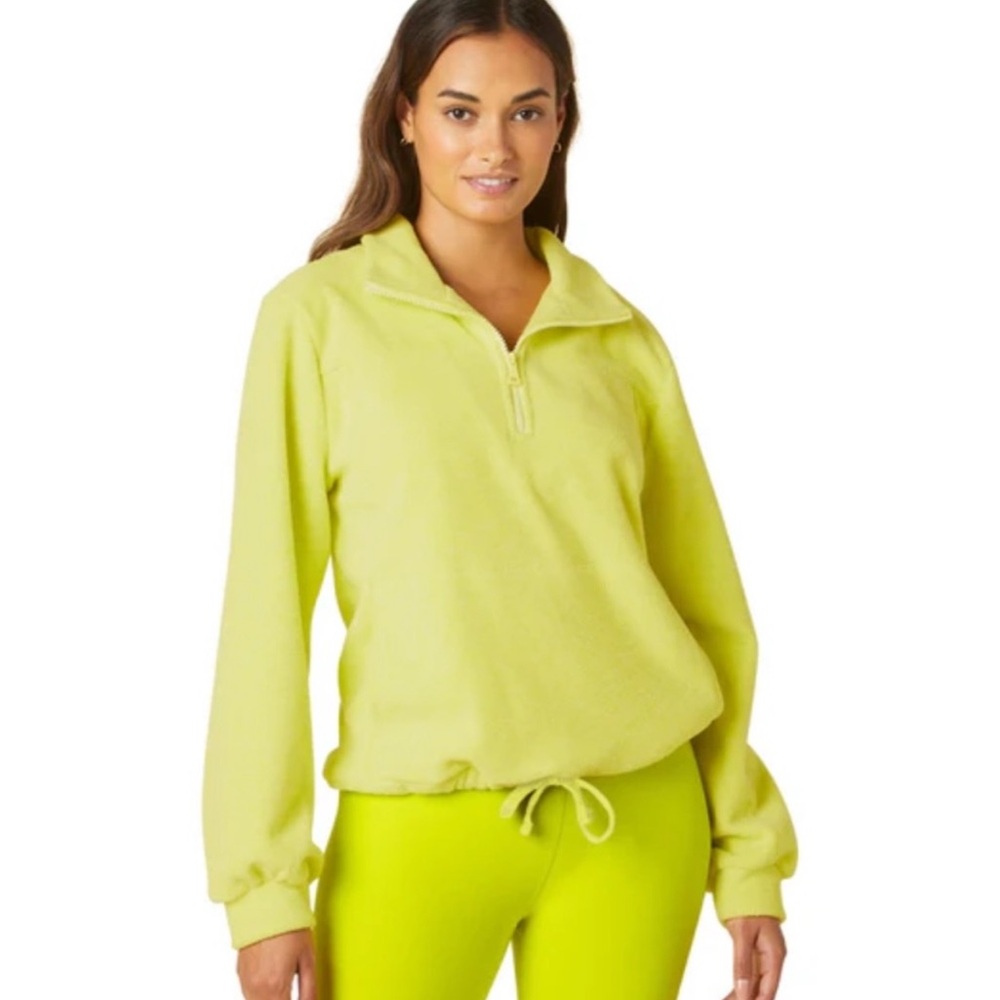 Beyond Yoga | Lime Half Zip